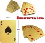 Baralho Dourado Luxo 54 Cartas: resistente à água, premium e ideal para poker, truco e presente sofisticado. - Imagem 7