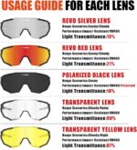 Óculos X-TIGER polarizados com 5 lentes: proteção, versatilidade e alto desempenho esportivo - Imagem 3