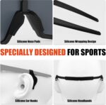 Óculos X-TIGER polarizados com 5 lentes: proteção, versatilidade e alto desempenho esportivo - Imagem 6