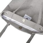 Bolsa feminina de veludo cotelê espaçosa com bolso interno, ideal para viagens, trabalho e compras - Imagem 4