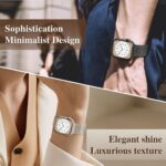 Pulseira Apple Watch em aço inoxidável: elegante, resistente e compatível com 38mm a 49mm. - Imagem 3
