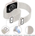 Pulseira Apple Watch em aço inoxidável: elegante, resistente e compatível com 38mm a 49mm. - Imagem 5