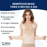 Cinta ortopédica abdominal com hastes: afina a cintura, corrige a postura e é discreta sob a roupa - Imagem 3