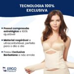 Cinta ortopédica abdominal com hastes: afina a cintura, corrige a postura e é discreta sob a roupa - Imagem 4