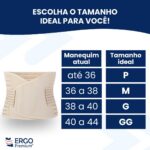 Cinta ortopédica abdominal com hastes: afina a cintura, corrige a postura e é discreta sob a roupa - Imagem 6