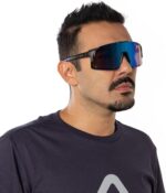 Óculos Esportivo Basah Preto Alma Genius com proteção UV400 e lente polarizada para máximo conforto e visão clara. - Imagem 5