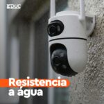 Leduc Câmera Segurança WiFi Externa PTZ IP66: visão 24h, giro 355° e alerta de movimento para sua casa. - Imagem 6