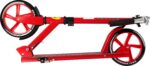 DAKOTT Ferrari Kids: patinete dobrável com rodas 200 mm, absorção de choque e liberação rápida, ideal para adultos e adolescentes - Imagem 3