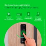 Fechadura Inteligente Embutir MFR 3001 V Intelbras: acesso remoto, senhas e biometria com máxima segurança. - Imagem 3