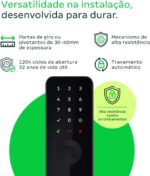 Fechadura Inteligente Embutir MFR 3001 V Intelbras: acesso remoto, senhas e biometria com máxima segurança. - Imagem 5