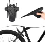 Salbsever guarda-lamas para mountain bike ajustáveis 73,7 cm, proteção completa dianteira e traseira com 12 abraçadeiras. - Imagem 3