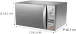 Micro-ondas Brastemp 38L inox espelhado com grill: mais capacidade, receitas pré-programadas e praticidade para sua cozinha. - Imagem 3