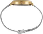 Relógio Feminino Malha de Aço Prata e Dourado: elegância e estilo para comprar hoje. - Imagem 3
