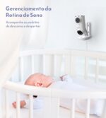 Babá Eletrônica Nursery Dual Vision Hubble com duas câmeras, Full HD 1080p e áudio bidirecional para acompanhar seu bebê em tempo real. - Imagem 3