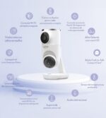 Babá Eletrônica Nursery Dual Vision Hubble com duas câmeras, Full HD 1080p e áudio bidirecional para acompanhar seu bebê em tempo real. - Imagem 12