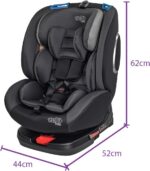 Cadeira de Carro Max360 Isofix Maxi Baby: segurança, rotação 360° e conforto do nascimento até 36kg - Imagem 7