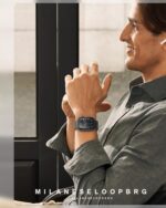 Pulseira BRG para Apple Watch em aço inoxidável com fecho magnético: ajuste fácil, elegante e compatível com vários modelos. - Imagem 6