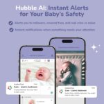Monitor inteligente Hubble SkyVision AI: vídeo HD, IA, luz noturna e alertas para monitorar seu bebê com segurança e conforto. - Imagem 5