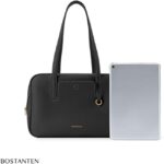 BOSTANTEN Bolsa de Ombro Feminina Grande: elegante, espaçosa e versátil para trabalho, viagem e dia a dia. - Imagem 8