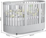 Berço Redondo 3 em 1 Divicar Wave: evolutivo, seguro e versátil para acompanhar o bebê do berço à minicama. - Imagem 8