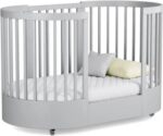 Berço Redondo 3 em 1 Divicar Wave: evolutivo, seguro e versátil para acompanhar o bebê do berço à minicama. - Imagem 9
