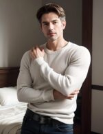 Cinto social masculino em couro genuíno, 3,8 cm, acabamento casual e elegante para compor looks com estilo. - Imagem 3