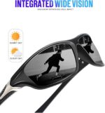 Óculos de sol masculinos esportivos para ciclismo e direção, com corda e visão clara para uso confortável e seguro - Imagem 4