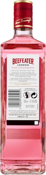 Beefeater Gin Pink 700 Ml: sabor marcante e visual premium, ideal para drinks e ocasiões especiais. - Imagem 2