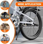 Pedais de apoio dobráveis para bicicleta elétrica: mais segurança, aderência e conforto para passageiros. - Imagem 5
