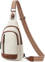 Bolsa Bostanten feminina pequena, resistente à água, com compartimentos e bolso antifurto, ideal para iPad 9,7" - Imagem 6