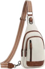 Bolsa Bostanten feminina pequena, resistente à água, com compartimentos e bolso antifurto, ideal para iPad 9,7" - Imagem 7
