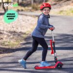 SKIDEE Patinete infantil: seguro, dobrável e com luzes LED, ideal para crianças de 2 a 12 anos. - Imagem 6