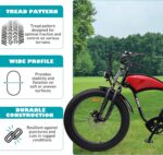 Pneu Fat 20x4 para E-Bike: resistente ao desgaste, dobrável e fácil de instalar, ideal para mountain bike e neve. - Imagem 7