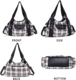Angel Kiss Bolsa Hobo feminina grande em couro sintético, elegante e espaçosa para o dia a dia - Imagem 4