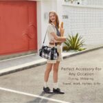 Angel Kiss Bolsa Hobo feminina grande em couro sintético, elegante e espaçosa para o dia a dia - Imagem 8