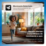 Câmera Inteligente Velds Full HD 1080p com Wi-Fi, visão noturna, áudio bidirecional e alerta de movimento para casa e pets - Imagem 3