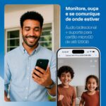 Câmera Inteligente Velds Full HD 1080p com Wi-Fi, visão noturna, áudio bidirecional e alerta de movimento para casa e pets - Imagem 4