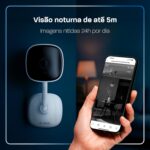 Câmera Inteligente Velds Full HD 1080p com Wi-Fi, visão noturna, áudio bidirecional e alerta de movimento para casa e pets - Imagem 5