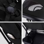 Carrinho de Bebê Nia Onyx Silver Cross aprovado para cabine, compacto, leve e ideal para viagens com conforto e praticidade. - Imagem 6