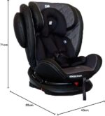 Cadeira infantil Stark Kikkaboo 0+/1/2/3 com Isofix, rotação 360° e SPS para máxima segurança e conforto. - Imagem 8