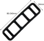 Tiras elásticas de silicone para luz de bicicleta, fixação segura e fácil em guidão, 4 unidades, preta. - Imagem 3