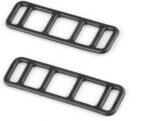 Tiras elásticas de silicone para luz de bicicleta, fixação segura e fácil em guidão, 4 unidades, preta. - Imagem 5
