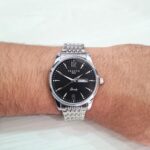 Relógio Masculino De Luxo Trsoye Prata com Data: elegância e precisão para completar seu estilo com sofisticação. - Imagem 4