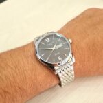 Relógio Masculino De Luxo Trsoye Prata com Data: elegância e precisão para completar seu estilo com sofisticação. - Imagem 5