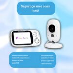 Babá Eletrônica com Câmera: visão noturna, áudio bidirecional, VOX, temperatura e tela LCD 3.2” para monitorar seu bebê com segurança. - Imagem 5