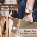 Pulseira Apple Watch em aço inoxidável compatível com 38-49 mm, elegante e resistente, ideal para uso diário. - Imagem 3