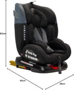 Cadeira para Auto Prime 0-36kg Black/Preto: segurança, conforto e base giratória 360º para acompanhar seu bebê em todas as fases. - Imagem 11