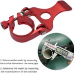 Braçadeira de selim dobrável em alumínio 40 mm e 40,8 mm com trava rápida antiderrapante para bicicleta elétrica - Imagem 6