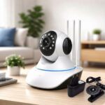 Câmera de Segurança Smart IP Wi-Fi HD 720p com visão noturna, áudio bidirecional e monitoramento por aplicativo para proteção completa do seu ambiente. - Imagem 5