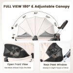 Beberoad Pets T4 Max: carrinho dobrável e impermeável para cães e gatos, com conforto e praticidade na viagem - Imagem 3